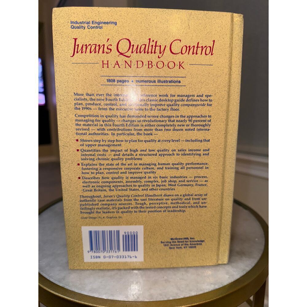 Juran’s Quality Control Handbook